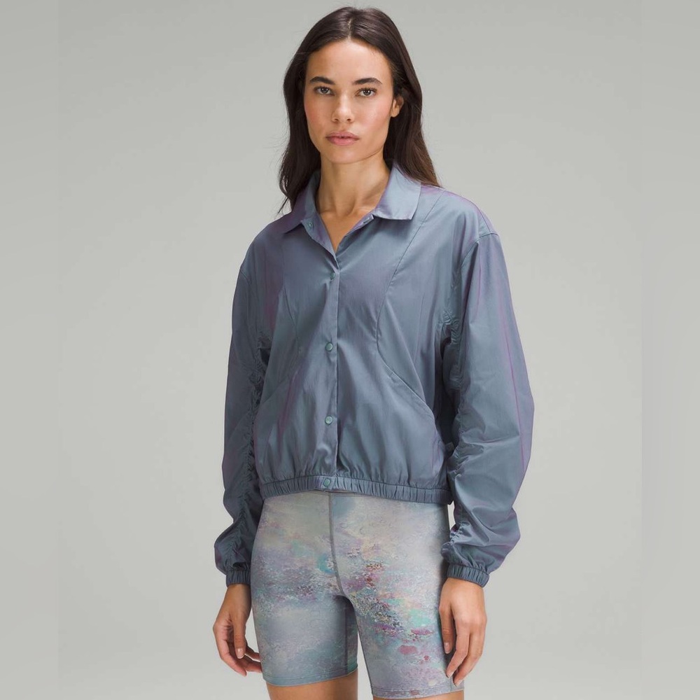NWOT Lululemon‎ lab Lightweight Ripstop Jacket
Tidewater Teal / Power Purple 8